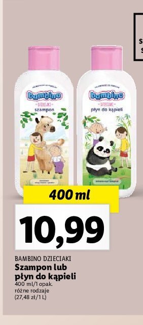 Lidl Płyn do kąpieli bolek i lolek panda oferta