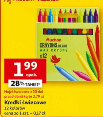 Auchan Kredki świecowe oferta