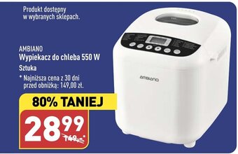 ALDI AMBIANO Wypiekacz do chleba 550 W oferta