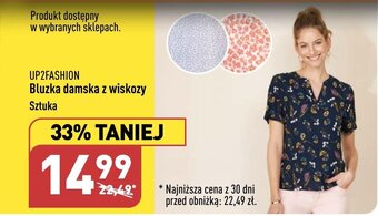 ALDI UP2FASHION Bluzka damska z wiskozy oferta
