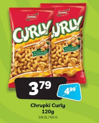 Delfin Chrupki Curly 120g oferta