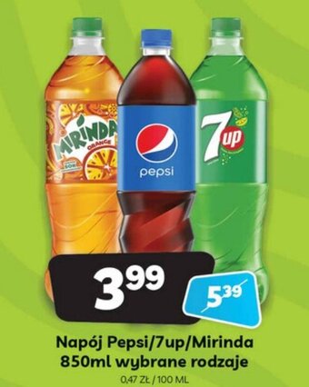 Delfin Napój Pepsi/7Up/Mirinda 850ml oferta