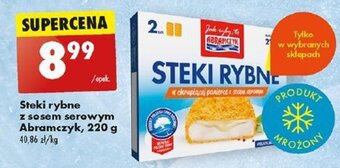 Biedronka Steki rybne z sosem serowym Abramczyk, 220 g oferta