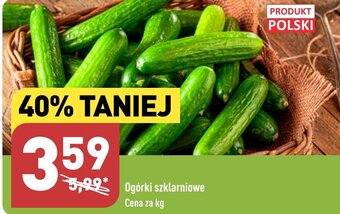 ALDI Ogórki szklarniowe 1kg oferta