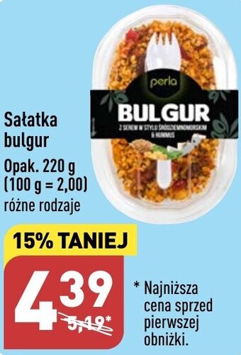 ALDI Sałatka bulgur 220 g oferta