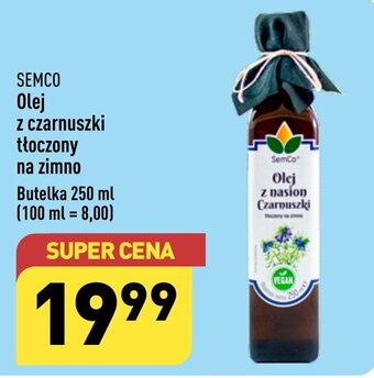 ALDI SEMCO Olej z czarnuszki tłoczony na zimno 250ml oferta