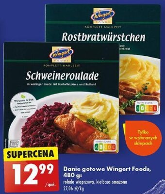 Biedronka Danie gotowe Wingert Foods, 480 g oferta