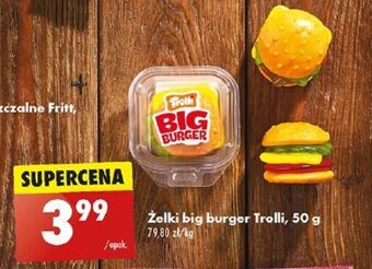 Biedronka Żelki big burger Trolli, 50 g oferta