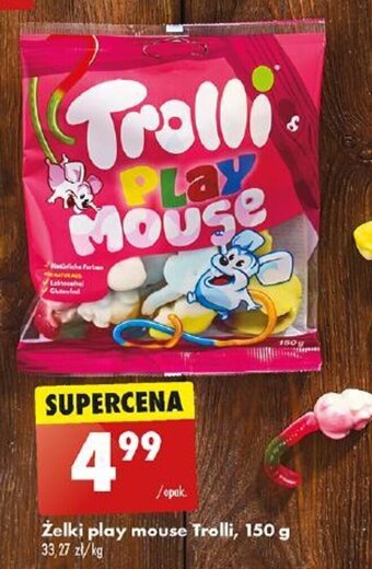 Biedronka Żelki play mouse Trolli, 150 g oferta