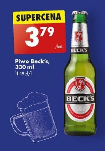 Biedronka Piwo Beck's, 330 ml oferta