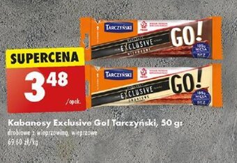 Biedronka Kabanosy Exclusive Go! Tarczyński, 50 g oferta