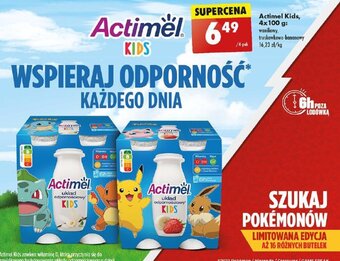 Biedronka Actimel Kids, 4x100 g oferta