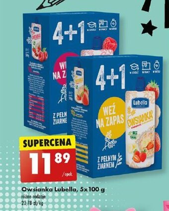 Biedronka Owsianka Lubella, 5x100 g oferta