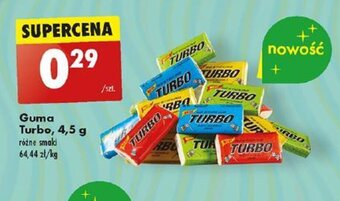 Biedronka Guma Turbo, 4,5 g oferta