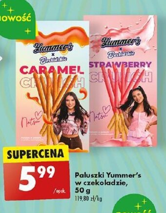 Biedronka Paluszki Yummer's w czekoladzie, 50 g oferta
