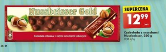 Biedronka Czekolada z orzechami Nussbeisser, 220 g oferta