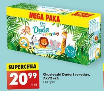 Biedronka Chusteczki Dada Everyday, 7x72 szt. oferta