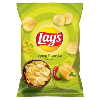Społem Lay's chipsy ziemniaczane o smaku pikantnej papryki 130 g oferta