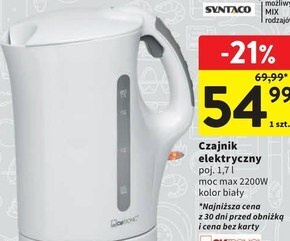 Intermarche Czajnik elektryczny syntaco oferta