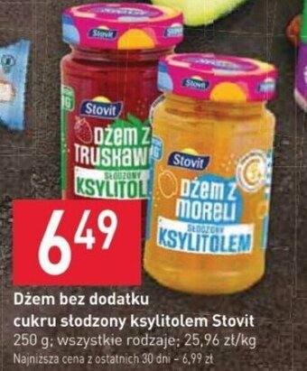 Stokrotka Dżem bez dodatku cukru słodzony ksylitolem Stovit 250 g; oferta