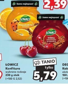 Kaufland Marmolada pomarańcza goździki oferta