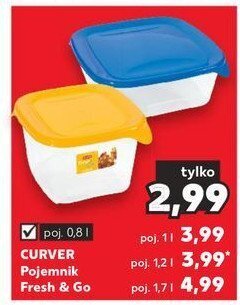 Kaufland Pojemnik na żywność fresh&go 1 l oferta