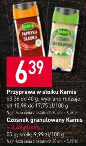 Stokrotka Czosnek granulowany Kamis 55g oferta