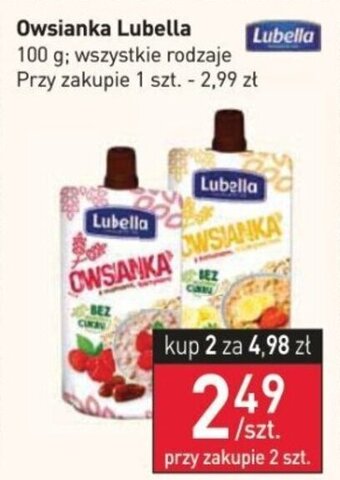 Stokrotka Owsianka Lubella 100 g oferta