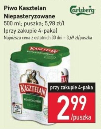 Stokrotka Piwo Kasztelan Niepasteryzowane 500 ml oferta