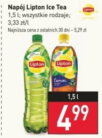 Stokrotka Napój Lipton Ice Tea 1,5 l oferta