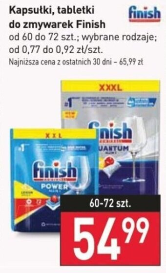 Stokrotka Kapsułki, tabletki do zmywarek Finish od 60 do 72 szt oferta