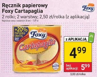 Stokrotka Ręcznik papierowy Foxy Cartapaglia 2 rolki oferta