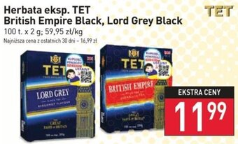 Stokrotka Herbata eksp. TET British Empire Black, Lord Grey Black 100t x 2g oferta