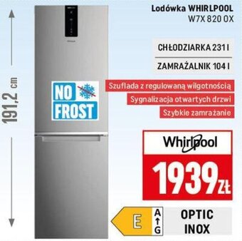 Neopunkt Lodówka WHIRLPOOL W7X 820 OX oferta