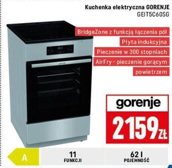 Neopunkt Kuchenka elektryczna GORENJE GEIT5C60SG oferta