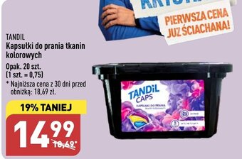 ALDI TANDIL Kapsułki do prania tkanin kolorowych 20szt. oferta