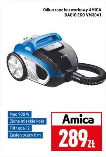 Neopunkt Odkurzacz bezworkowy AMICA BAGIO ECO VM3041 oferta