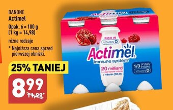 ALDI DANONE Actimel 6x100g oferta