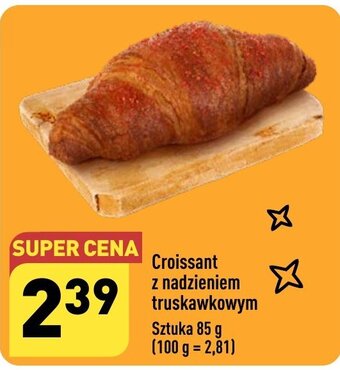 ALDI Croissant z nadzieniem truskawkowym 85 g oferta