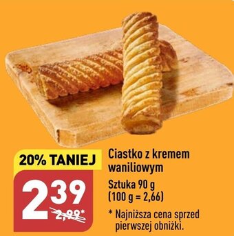 ALDI Ciastko z kremem waniliowym 90 g oferta