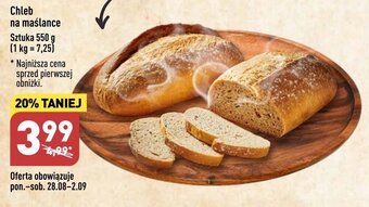 ALDI Chleb na maślance 550 g oferta