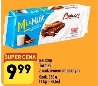 ALDI BALCONI Torciki z nadzieniem mlecznym 350g oferta
