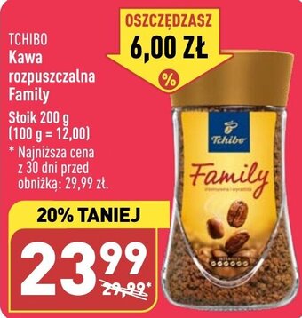 ALDI TCHIBO Kawa rozpuszczalna Family 200g oferta
