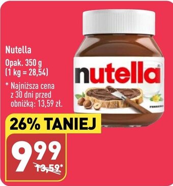 ALDI Nutella 350 g oferta
