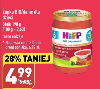 ALDI Zupka BIO/danie dla dzieci 190g oferta