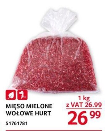 Selgros MIĘSO MIELONE WOŁOWE HURT 1 KG oferta