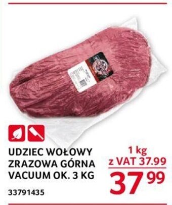 Selgros UDZIEC WOŁOWY ZRAZOWA GÓRNA VACUUM 1 KG oferta