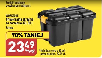 WORKZONE Uniwersalna skrzynia na narzędzia XXL 50l