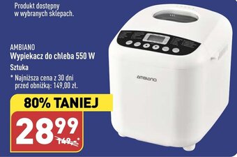 ALDI AMBIANO Wypiekacz do chleba 550 W oferta