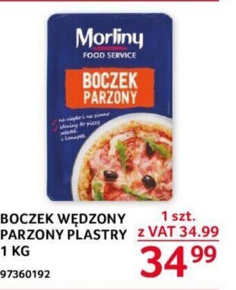 Selgros BOCZEK WĘDZONY PARZONY PLASTRY 1 KG oferta